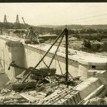 Cross River Dam under construction, August 31, 1907