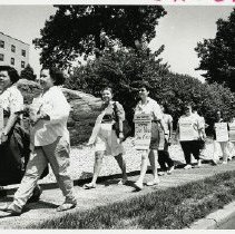 Striking nurses at United Hospital