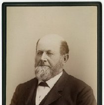 Unidentified man, possibly a member of the Horton family - photograph taken at Peck and Sons, Newburgh, New York
