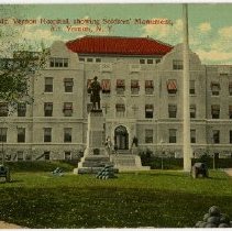 Mount Vernon Hospital showing Soldier's Monument