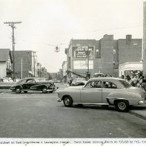 Auto accident at Hamilton Avenue and Lexington Avenue