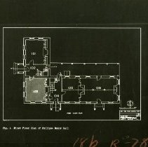 Philipse Manor Hall, 29 Warburton Avenue - first floor plan