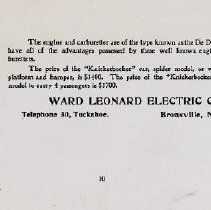 Ward Leonard Electric Company advertisement