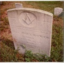 Captain John Romer tombstone, Elmsford Reformed Church Cemetery