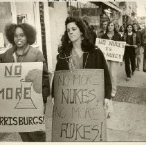 Protest against nuclear power - Sarah Lawrence College students