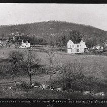 Looking northwest from the intersection of Brookline Avenue and Atlantic Avenue (Saint Joseph's Normal College at left)