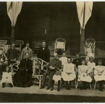 Adrian Iselin and family at Souci