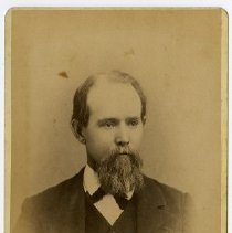 Issac Ferris?, "husband of Jane;"  Cabinet Card, Photo by E. S. Bennett, NY