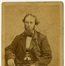 John Waterbury, Natson Waterbury's great-great grandfather; carte de visite