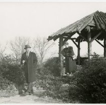 Tea house on grounds of Souci, home of Georgine Iselin, Davenport Neck - Lewis Iselin Jr. and Jean Stafford Jensen