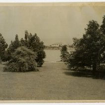 View looking from Souci, property of Georgine Iselin, toward Pine Island, June 1941