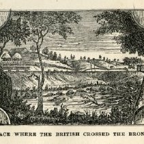 Place where the British crossed the Bronx River, Battle of White Plains. From The Boys of '76 by Charles Carleton Coffin.