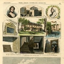 Various views of Philipse Manor Hall (From Frank Leslie's, October 21, 1882)