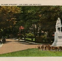Christopher Columbus monument, Lake Street and Broadway