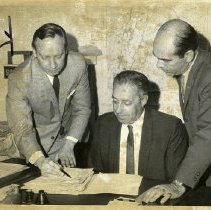 Builders Institute of Westchester Labor-Management Committee. Left to right: George A. Frank, Charles J. Carlino, Ralph Cannizzaro.