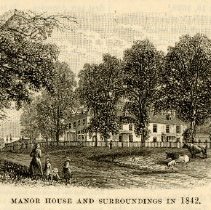 Philipse Manor Hall in 1842