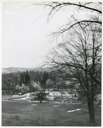 Print, Photographic View of Pleasantville (looking west toward the