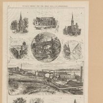 Picturesque Views on the Hudson River - IV The Village of Sing Sing (Daily Graphic)