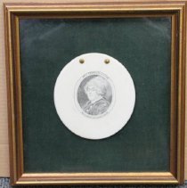 Ben Franklin,  circa 1800,  Leeds Plaque,