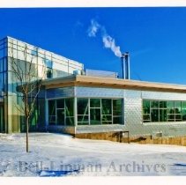 Athletic Center,  West Facade in Winter