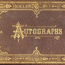 Book of Autographs,  circa 1873 - 1876