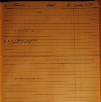 Deck logbook