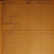 Deck logbook