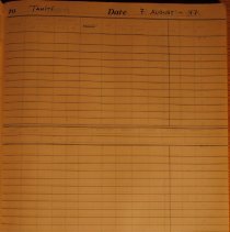 Deck logbook
