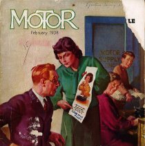Motor Magazine Cover, February 1938