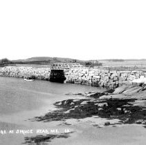 Old bridge at Spruce Head, Maine, circa 1925