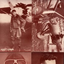 Set of (4) sepia Charles Lindbergh arcade cards