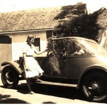 Side elevation photograph of Alan Bemis' Rolls-Royce glider tow