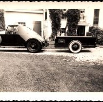 Side elevation photograph of Alan Bemis' Rolls-Royce glider tow