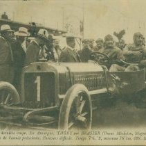 "Richard-Brasier" automobile real photo postcard, 1905