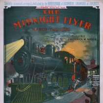 Sheet music: The Midnight Flyer march/two-step (instrumental), 1903