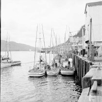 Fishing vessels unloading
