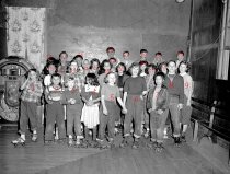 Roller Skaters at the Civic Center, November 6, 1953
