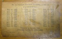 Register drawer label