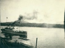 USS Henderson approaching the dock in Ketchikan