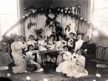 Gathering of women, circa 1905 (scan from print)