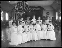 Daughters of Pocahontas - glass plate negative image