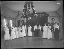 Daughters of Pocahontas - glass plate negative image