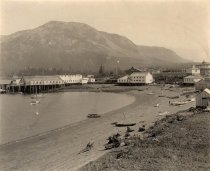 Metlakatla beachfront and cannery, 1907
