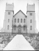 Metlakatla Church in winter