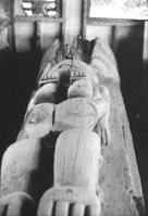 Totem pole fragment "Coast Guard pole"