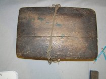 Bentwood toolbox with lid, top view