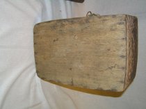 Bentwood toolbox with lid, bottom view