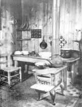 Kitchen in Father Duncan Cottage