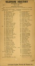 1910 Ketchikan phone directory