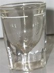 Shot glass from the Shamrock Bar